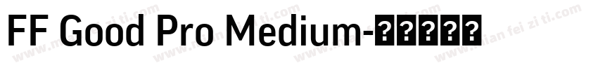 FF Good Pro Medium字体转换